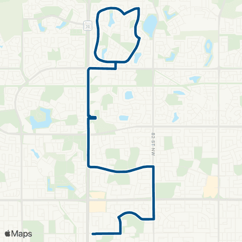 ETS Queen E. - Dickinsfield - Lago Lindo map