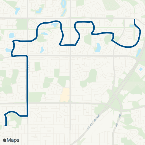 ETS O'Leary - Brintnell map