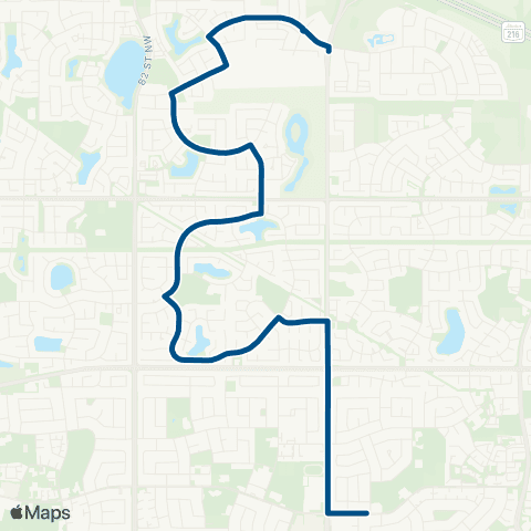 ETS M.E. Lazerte - Londonderry - Crystallina Nera map