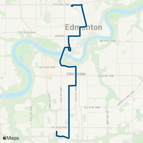 ETS Southgate - Kingsway map