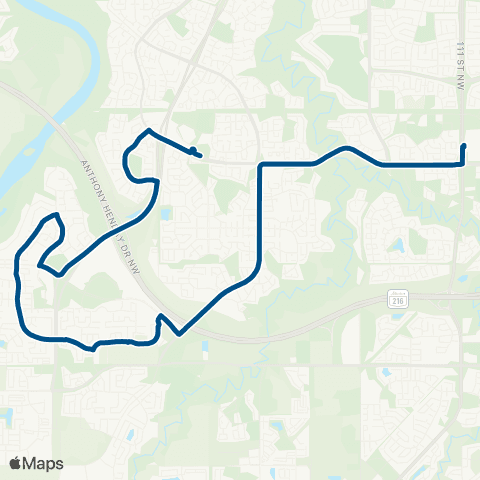 ETS Leger - Century Park map