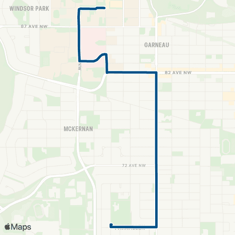 ETS University - Parkallen map