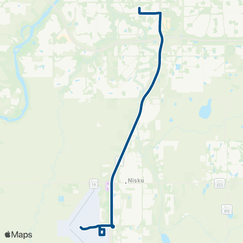 ETS Century Pk - Edmonton International Airport map
