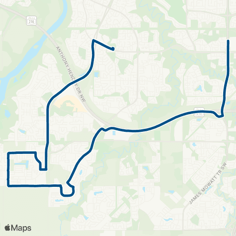 ETS Leger - Century Park map