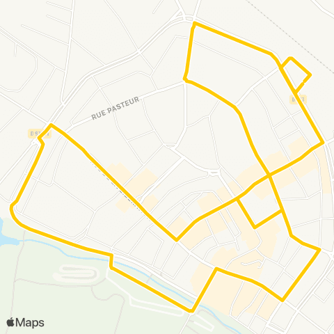 Evalys Navette Centre-ville map