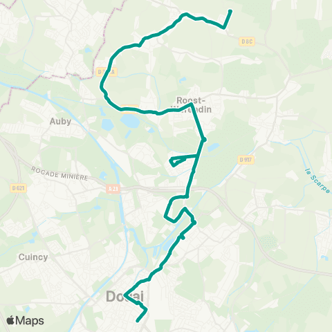 Évéole Raimbeaucourt Hélène Borel - Douai Pl. de Gaulle map