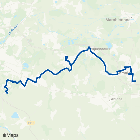 Évéole Somain Pasteur - Dechy CH map
