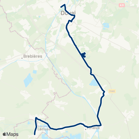 Évéole Lécluse Bourrelier - Douai Lycée Elisa Lemonnier map