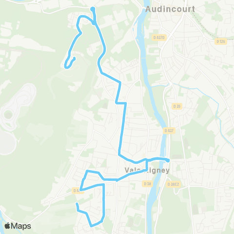 évolitY Valentigney Parrot - Valentigney les Bruyeres map