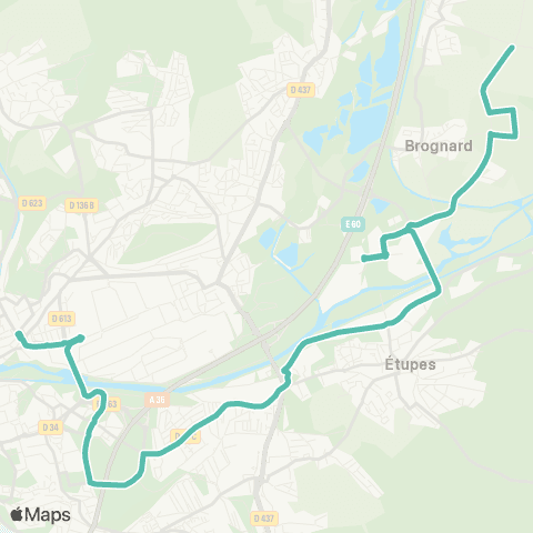 évolitY Montbéliard Acropole - Dambenois Tourtelots map