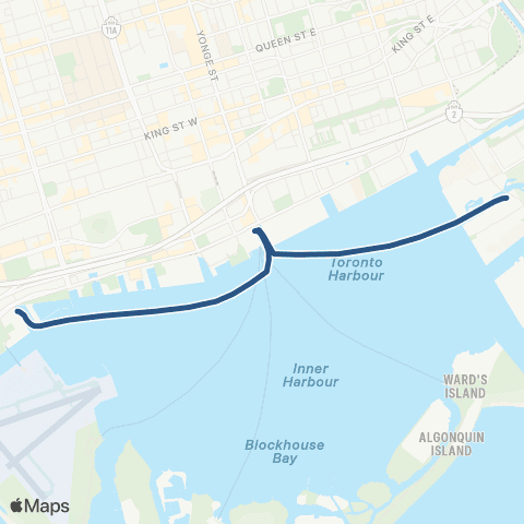 East-West Water Shuttle East West Shuttle map