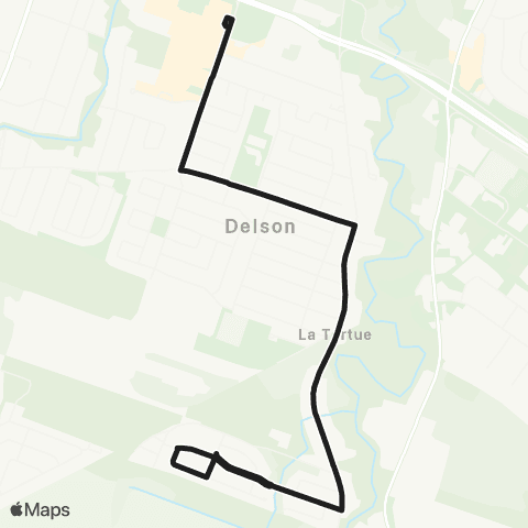 exo Le Richelain et Roussillon Delson (Principale Sud - Gare) map