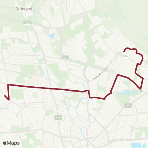 East Yorkshire Oaktree Drive - Kelvin Hall School map