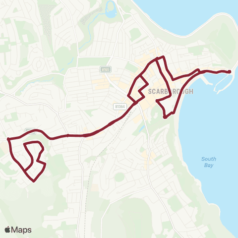 East Yorkshire St Thomas St Stop D - St Thomas St Stop D map