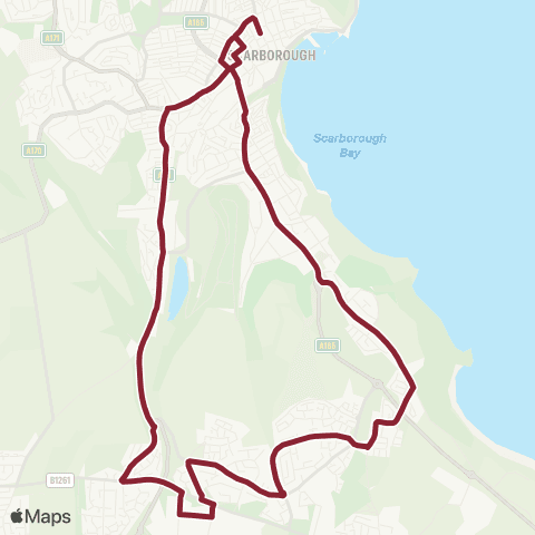 East Yorkshire St Thomas St Stop E - St Thomas St Stop E map