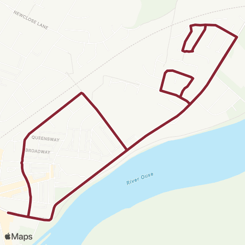 East Yorkshire Goole North Street - Supermarket map