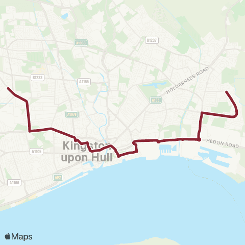 East Yorkshire The Grange - Kelvin Hall School map