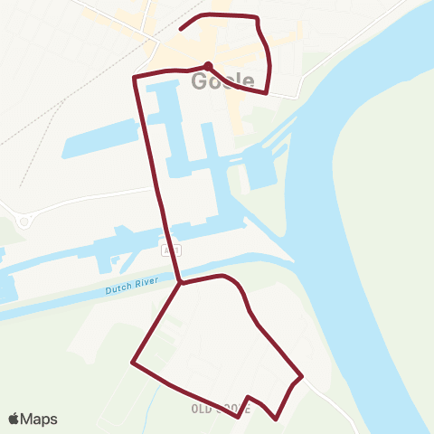 East Yorkshire Goole Interchange - Goole North Street map