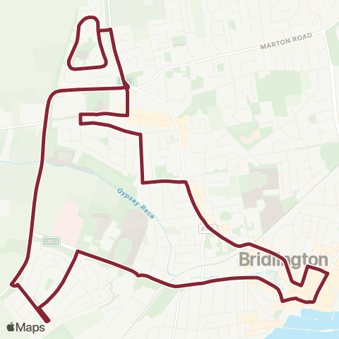 East Yorkshire Bridlington BS - Bridlington BS map