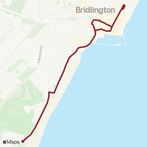 East Yorkshire Nr Bridlington P & R - Nr Bridlington P & R map