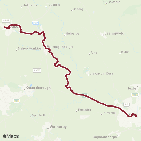 East Yorkshire Bus Station Stand 3 - Piccadilly map