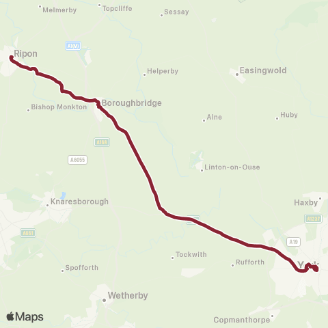 East Yorkshire Piccadilly - Bus Station Stand 2 map