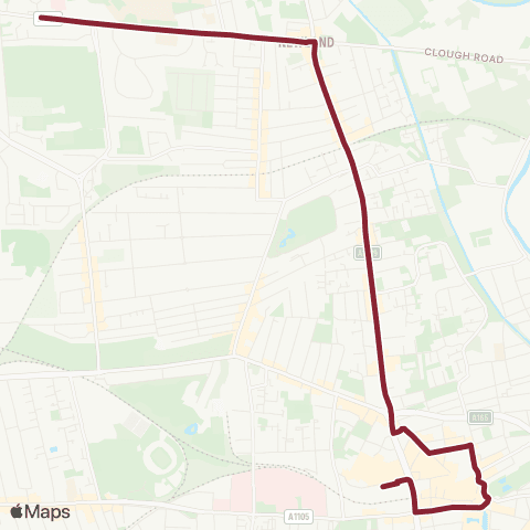 East Yorkshire Hull Interchange - Cottingham Grove map