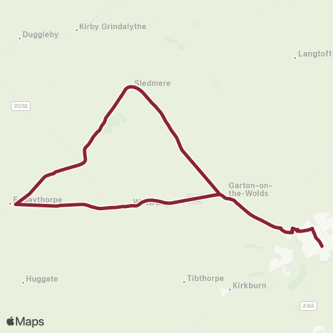 East Yorkshire Driffield Middle St S - Driffield Middle St S map
