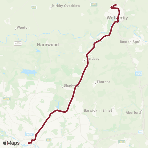 East Yorkshire Deighton Road - Station D map