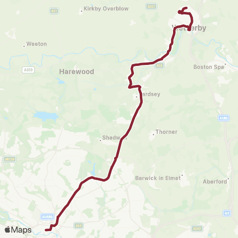 East Yorkshire Station D - Wetherby Bus Station map