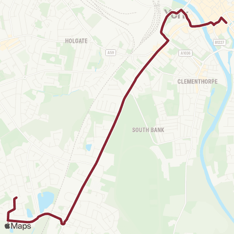 East Yorkshire Piccadilly - Woodthorpe Shops map