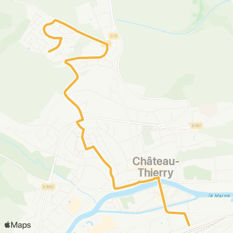 Fablio Gare SNCF - L'Horloge / Ctre aquatique Citélium map