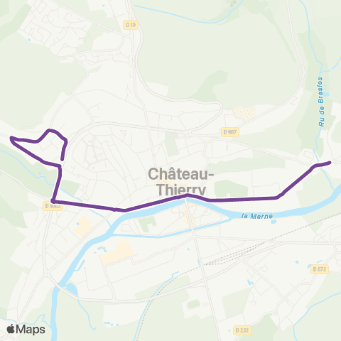 Fablio Château-Thierry Buisson / Vincelles - Brasles Mairie map