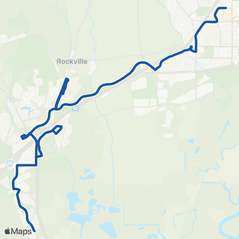 FAST Cordelia School Tripper map