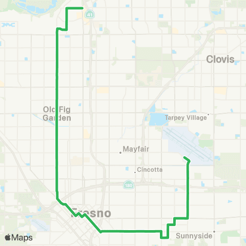 FAX Palm / Butler map