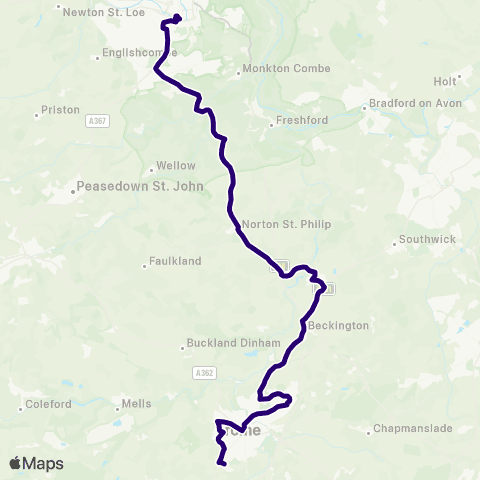 First Bristol Bath & the West Sainsbury's Superstore - Bus Station map