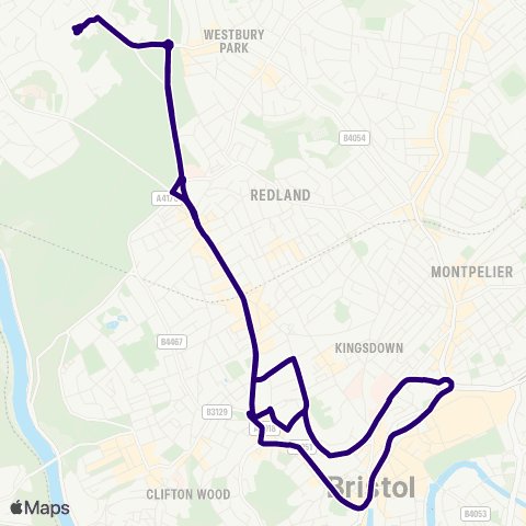 First Bristol Bath & the West Dorchester Street - Arrivals Square map