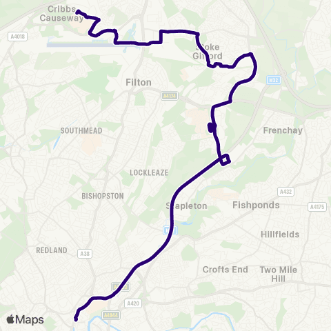 First Bristol Bath & the West Bus Station - The Centre map