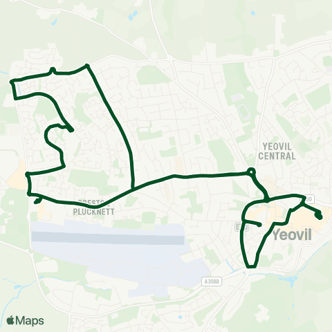 First Buses of Somerset Bus Station - Bus Station map
