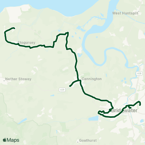 First Buses of Somerset Cemetery - Bus Station map