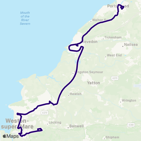 First Bristol Bath & the West Warren Close - Sainsburys map