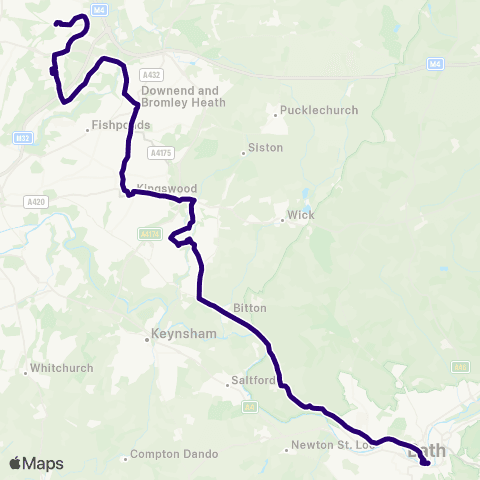 First Bristol Bath & the West Bristol Parkway Station - Bus Station map