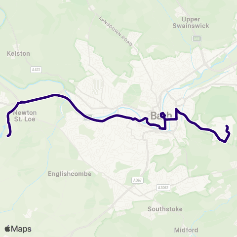 First Bristol Bath & the West Arrivals Square - Newton Park Library map