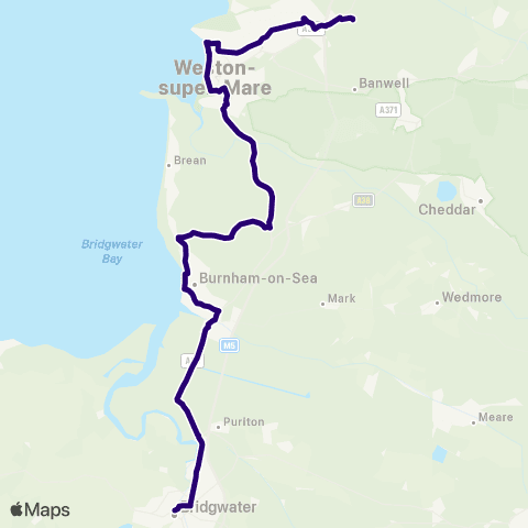 First Bristol Bath & the West Weston College - Puxton Park car park map
