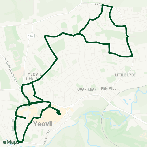 First Buses of Somerset Bus Station - Bus Station map