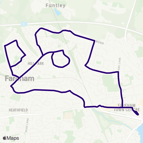 First Portsmouth Fareham & Gosport Bus Station - Bus Station map