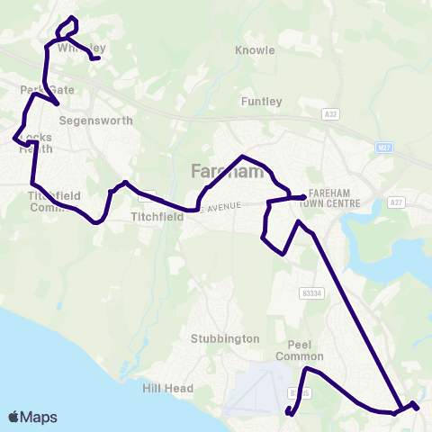 First Portsmouth Fareham & Gosport Solent Hotel - Fareham CEMAST map