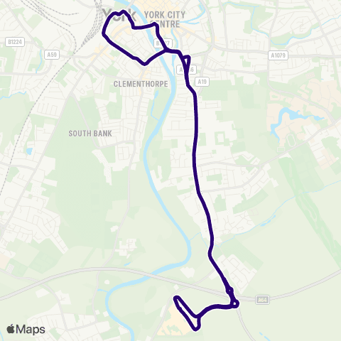 First York Designer Outlet P&R - Designer Outlet P&R map