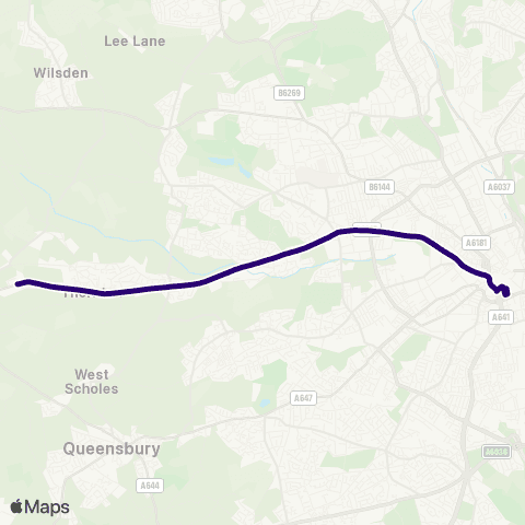 First Bradford Cemetery - Bradford Interchange Bus Sta map