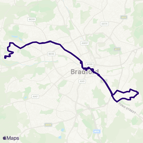 First Bradford Ayresome Oval - Ayresome Oval map